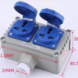Ổ CẮM ĐÔI PHÒNG CHỐNG CHÁY NỔ 3 CHÂN 5 CHÂN - Ảnh 3