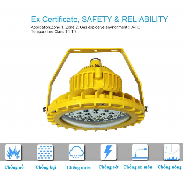 đèn 100w 2 Đèn LED chống cháy nổ