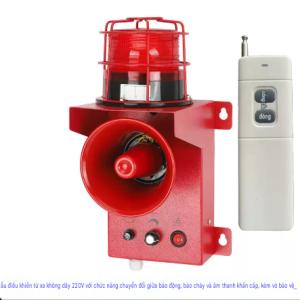 ĐÈN XOAY BÁO ĐỘNG CÓ CÒI KÈM BỘ ĐIỀU KHIỂN JZ-8003 